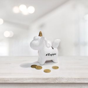 Bg Tirelire mini licorne