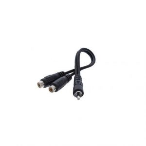 POWER ACOUSTICS CAB 2243 - 1 Rca Male/ 2 Rca Femelle 0.18m
