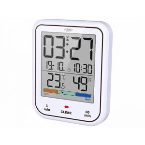 Infactory Horloge numérique de salle de bains avec thermomètre-hygromètre