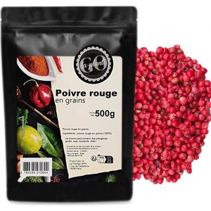 Poivre rouge en grains 500 g - LA PLANTIGO