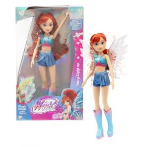 Winx, Poupée articulée avec Ailes Lumineuses, 26 cm, Modèle Bloom, pour Les Enfants dès 3 Ans, WNX781