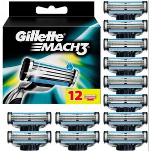 Gillette MACH3 - T&ecirc;tes de rechange - 12 pi&egrave;ces