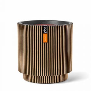 Capi Europe - Vase Cylindre Groove NL - 35x38 - Or