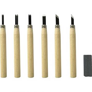 Basetech BT-2283658 SET de lames 7 pièces noir, bois