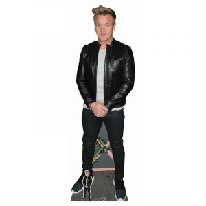 Image de Star Cutouts Figurine en carton Gordon Ramsey blouson de cuir noir 189 cm