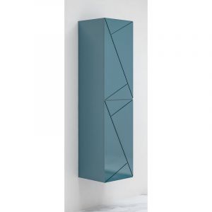 Image de Colonne suspendue Ancodesign 1 porte Bleu 140x35cm