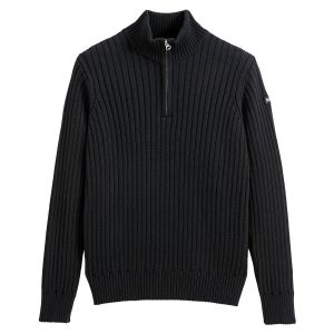 Image de Schott Pull col montant zippé Pl Eco-Rage 2 Noir - Taille 2XL;3XL