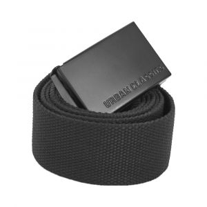 Urban classics Ceinture Longue En Toile 140 cm Black