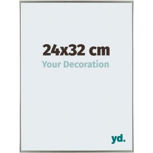 Yd. - Your Decoration - 24x32 cm - Cadre Photo en Plastique Avec Verre acrylique - Anti-Reflet - Excellente Qualité - Champagne - Cadre Decoration