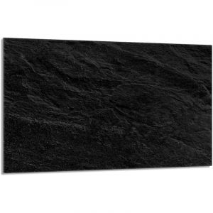 Plaque de protection de poêle en verre 80x52 Ardoise