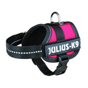 Julius K9 Harnais Power Baby 1/XS: 30-40cm rouge pour chien