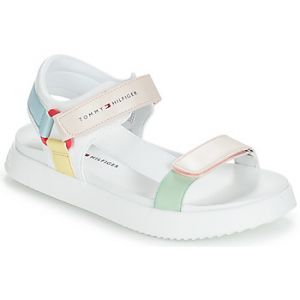 Tommy Hilfiger Sandales ou à lanières avec logos et fermeture autoagrippante Multicolore - Taille 36