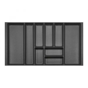 ORGA-BOX 2 Range-couverts Profondeur : 461 x Largeur : 809 mm anthracite avec structure Canvas