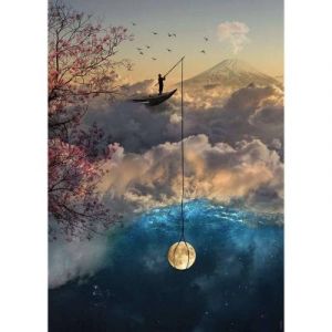 Nathan Puzzle 1000 pi&egrave;ces : Sur les mers du ciel - Natacha Einat