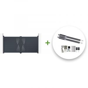 Casanoov - Portail battant électrique veleta 300x140cm + Motorisation ranger B150