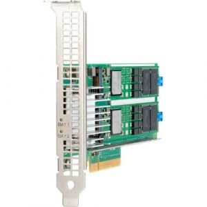 Image de HP E NS204i-p Gen10 Plus - Contr&ocirc;leur de stockage - M.2 - M.2 NVMe Card / PCIe 3.0 (NVMe) - pour Edgeline e920; ProLiant DL325 Gen10, DL360 Gen10, DL380 Gen10, ML30 Gen10, XL675d Gen10