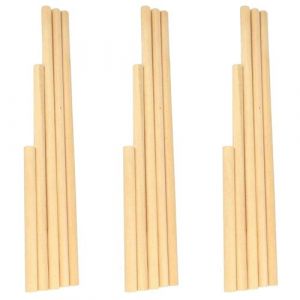 Artémio 15 bâtons en bois pour Macramé
