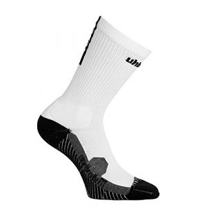 Uhlsport Tube It Chaussettes Mixte Adulte, Blanc/Noir, FR : 45-47 (Taille Fabricant : 45-47)