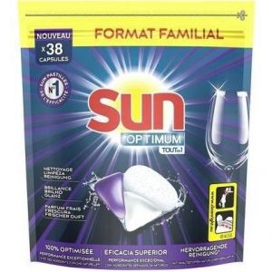 Sun Tablettes lave-Vaisselles Tout en 1 - x38 capsules