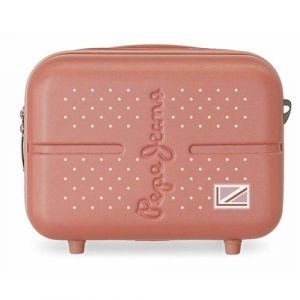 Pepe Jeans Laila Trousse de Toilette Adaptable avec Sac à bandoulière 29 x 21 x 15 cm, Rouge, 29x21x15 cms, Trousse de Toilette Adaptable avec Sac bandoulière