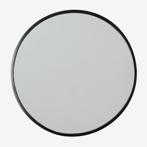 Miroir mural rond en fer (&Oslash;45 cm) Oliverton SKLUM Noir cm