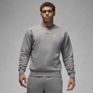 Jordan M J BRKLN FLC CREW carbon heather/white, Apparel, en gris, taille: S - Couleur gris - Taille S