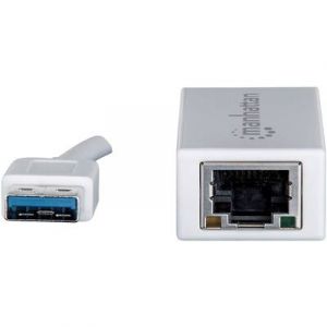 Manhattan Adaptateur r&eacute;seau Gigabit Ethernet Adapter 1 Gbit/s USB 3.0