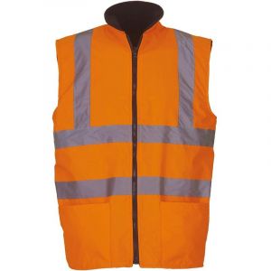 Yoko Bodywarmer réversible haute visibilité Jaune L