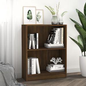 VidaXL Bibliothèque Chêne marron 60x24x74,5 cm Bois d'ingénierie