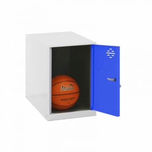Mini casier 40 cm blanc et bleu Simonlocker Simonrack