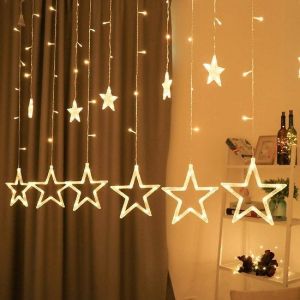 Giftmas Star Curtain - lumi&egrave;res de No&euml;l - 2.5m