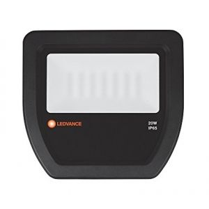 Ledvance LEDANCE PROJECTEUR EXTÉRIEUR LED 20 W IP65 IK07 BLANC FROID 6500 K, NOIR 20.00W 230.00V 4,05808E+12