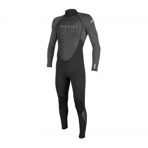 O'Neill Wetsuits Reactor-2 3/2mm Back Zip Full Combinaison Men's, Black/Graphite, XL