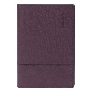 Hexagona Porte-passeport Stop RFID Cuir DANDY Bordeaux