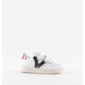 Victoria Baskets basses enfant BASKET TIEMPO EFFET CUIR FANTAISIE SCRATCH 1124106 - Couleur 24,32 - Taille Gris