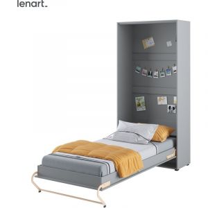Lenart Lit escamotable Concept Pro CP03 90x200 vertical gris mat