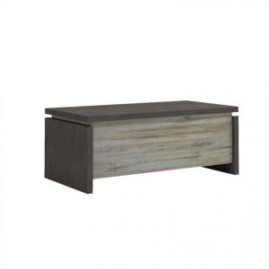 Time But Table basse BAXTER imitation chêne gris
