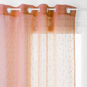 Voilage Anissa140x240cm - Terracotta