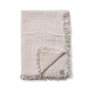 &tradition Plaid en laine Collect SC32 140x210 cm Cloud & Milk (beige-blanc)