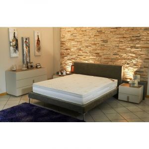 Nuits D'or - Matelas Supreme Orthopedique 180x200 x 22 cm - Ferme - Face Hiver 3,5 cm de Memoire de Forme 70 kg/m3 + Laine Merinos - Ame Poli Lattex