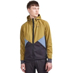 Craft Core Glide Hood Jacket Men, beige/Multicolore XL Vestes sports d'hiver