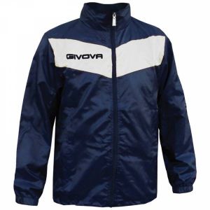 Givova Veste de pluie "Rain Scudo" bleu marine / blanc