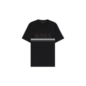 Boss Effect T-shirt Green Iconic Zone manches courtes noir pur gris - S