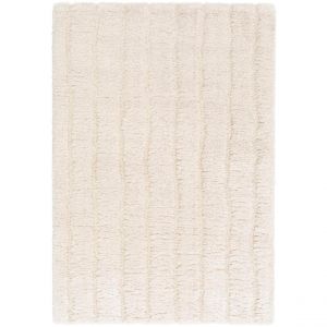 Vivaraise Tapis rectangulaire Mael Neige recyclé