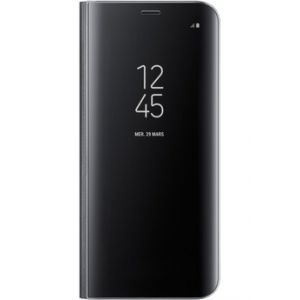 Samsung Clear view cover (noir) - Galaxy S8