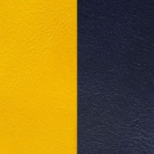 Les Georgettes Cuir r&eacute;versible Large Sun / Marine