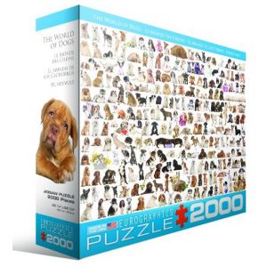 Eurographics Puzzle 2000 pièces : Le monde des chiens