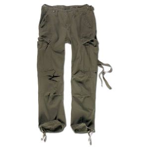 Brandit Pantalon cargo M65 - Pour femme - Vert - W28/32