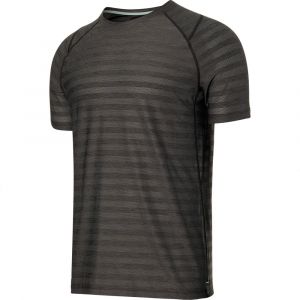 Saxx Underwear T-shirt Manche Courte Hot Shot Crew S Black Heather