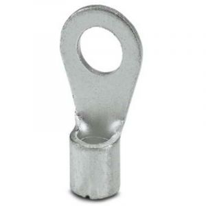 Phoenix contact 3240084 Cosse &agrave; oeillet Section max.=6 mm&sup2; &oslash; du trou=5.3 mm non isol&eacute; argent 50 pc(s)